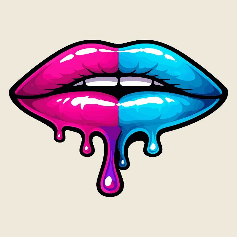 Split Neon Lip Melt