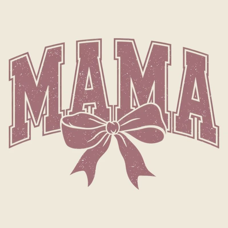 Mom Vintage Bow – Retro Mom Design