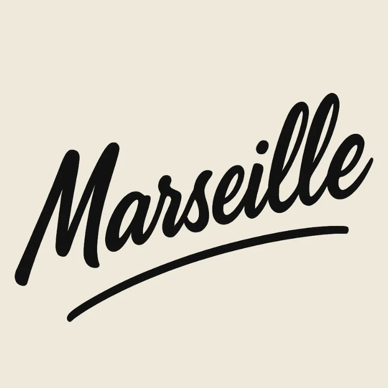 Marseille Script Schwung