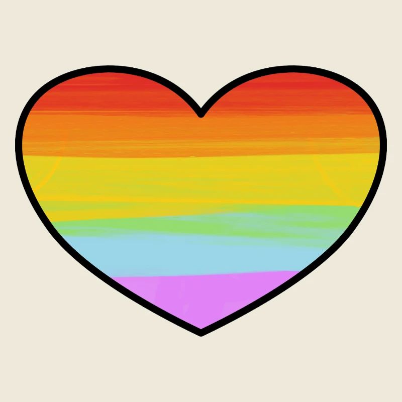 Rainbow Pride Heart