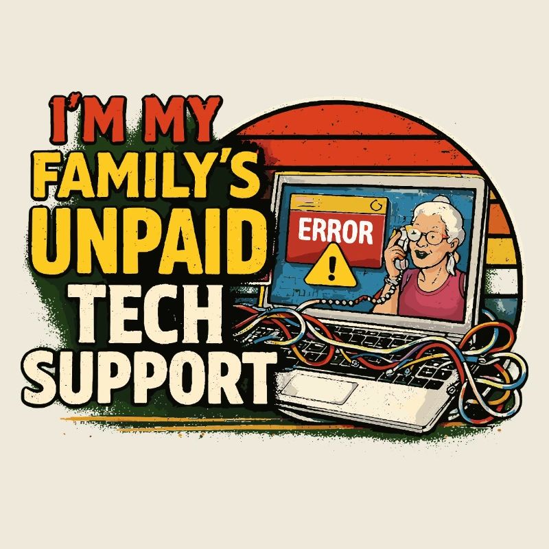 Familien Tech-Support Unbezahlt