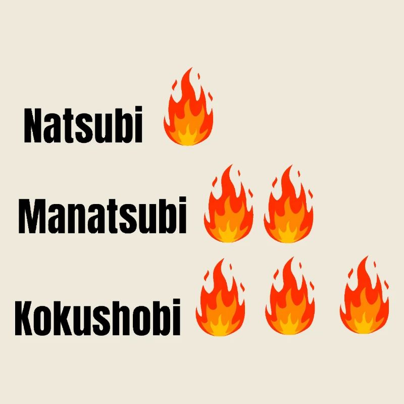 Three Layers Flame Typography