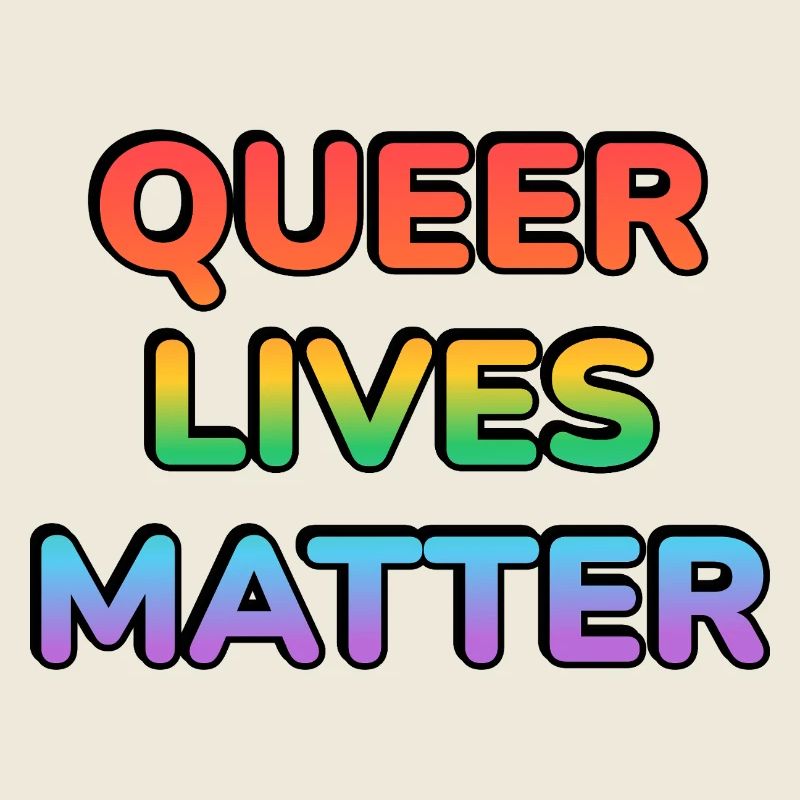 Queer Lives Matter Rainbow