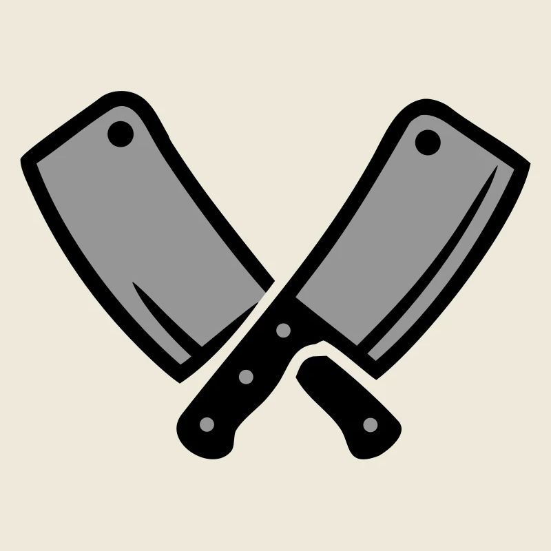 Cleaver Butcher Meat Grill Master BBQ