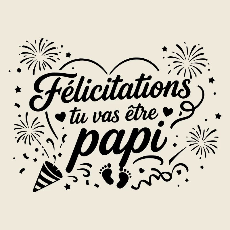Félicitations tu vas être papi