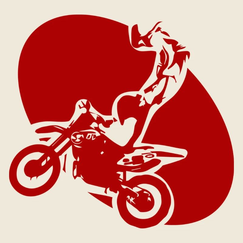 Red Motorcycle Motorcycling