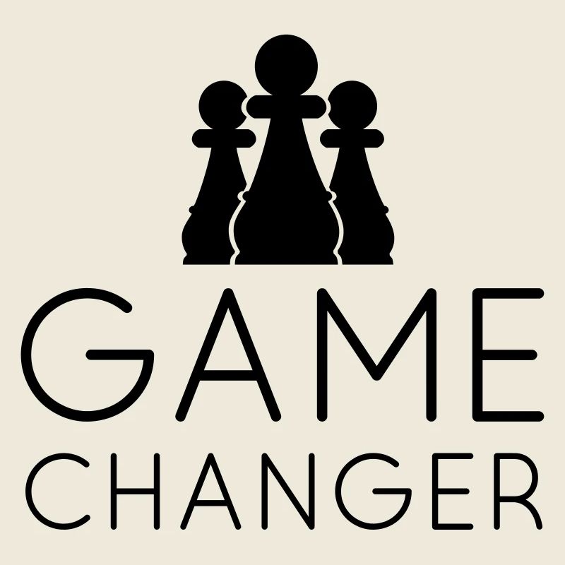 GAME CHANGER - Schach T-Shirt - Geschenkidee