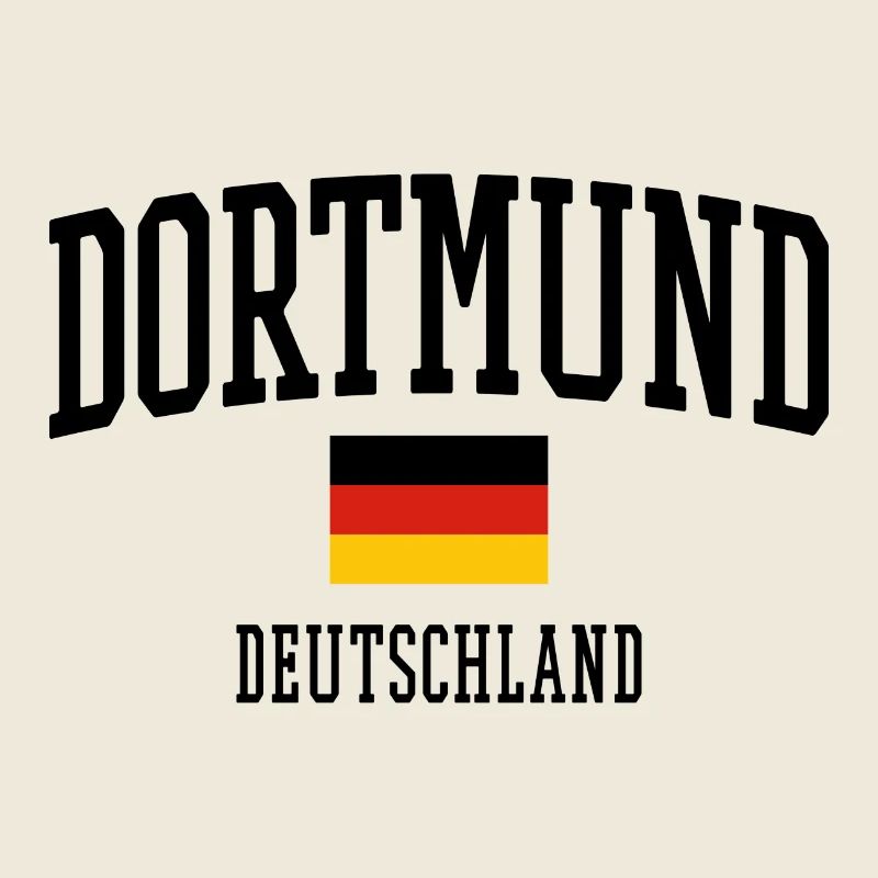 Conception du drapeau de Dortmund Allemagne