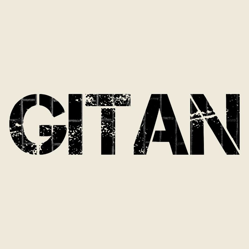 Gitan usé brique brun