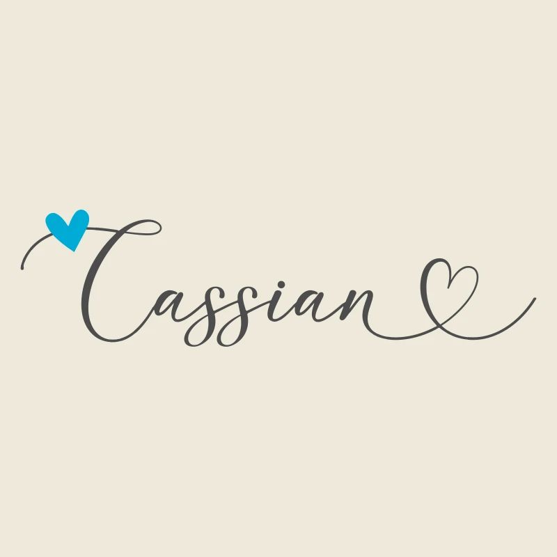 Cassian Surname First name Calligraphy Heart