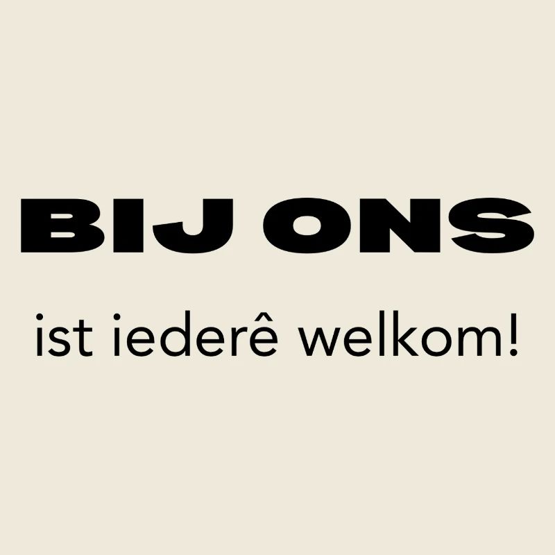 Everyone is welcome here – Antwerp dialect