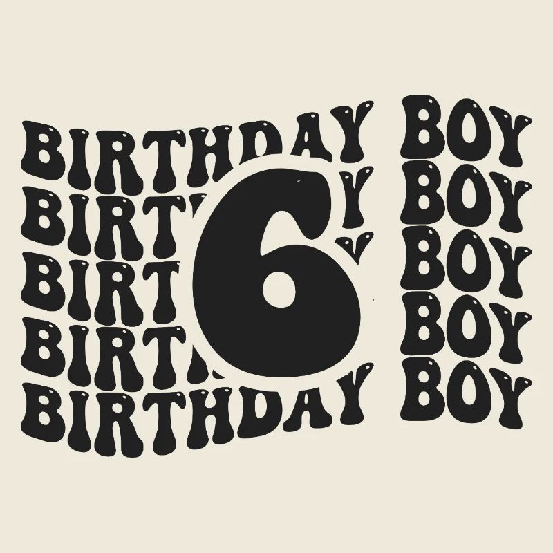 Boy Birthday 6 Year Old