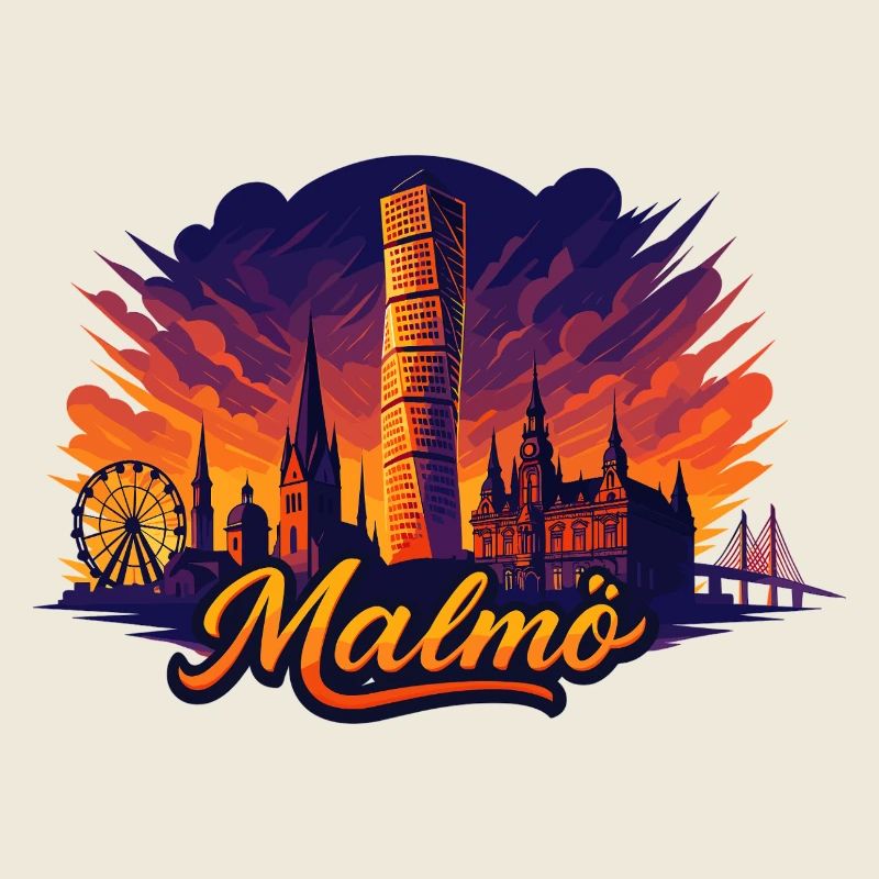 Malmö City Sweden Cool Epic Gift