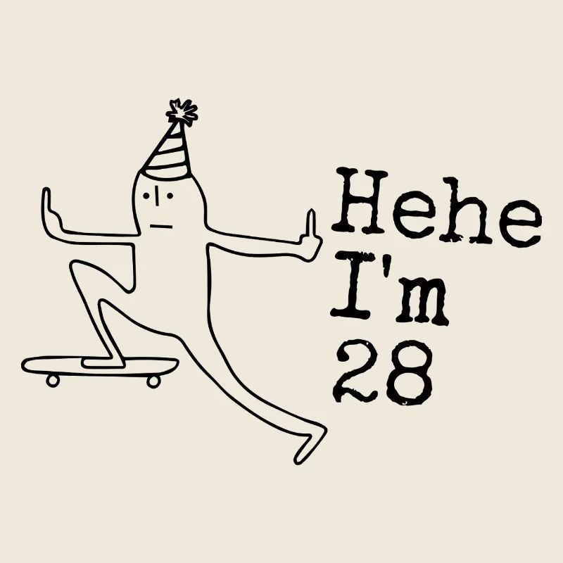 28th Birthday Gift Funny 28 Years 28th