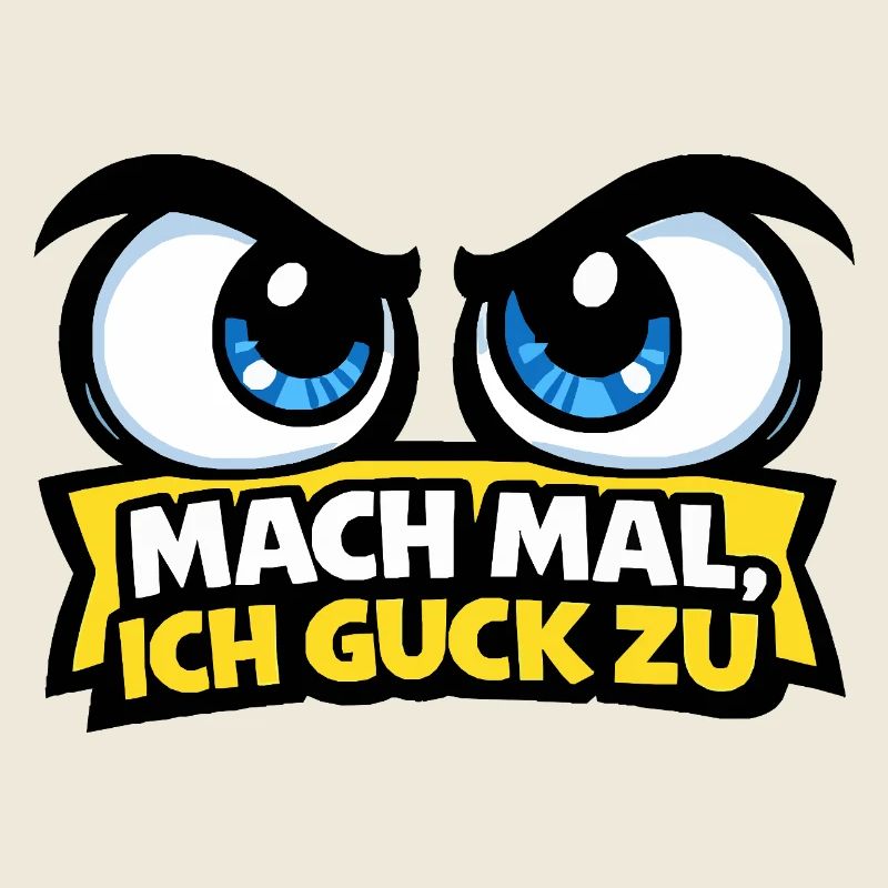 Mach mal, ich guck zu – Comic Augen