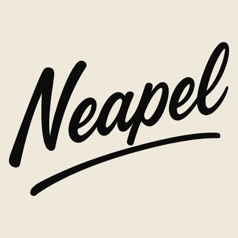 Naples Script Lettering