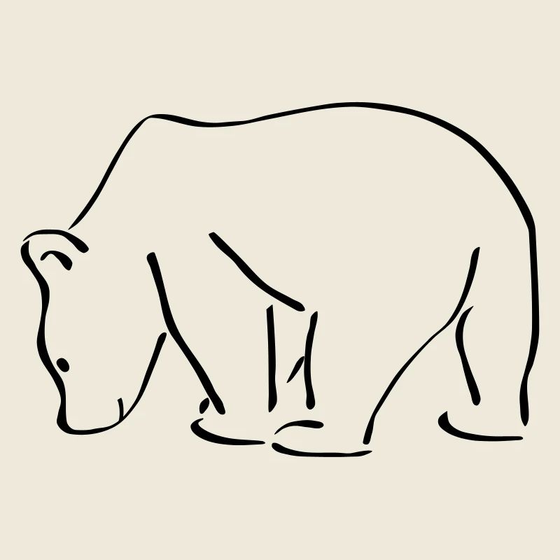 Bären Skizze Zeichnung Scribble