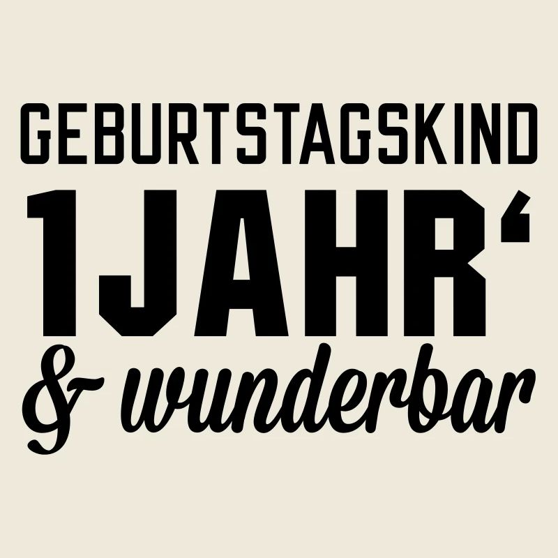 Geburtstagskind 1 wunderbar