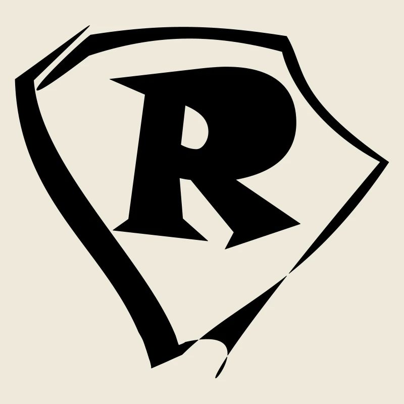 Emblem Buchstabe R Logo