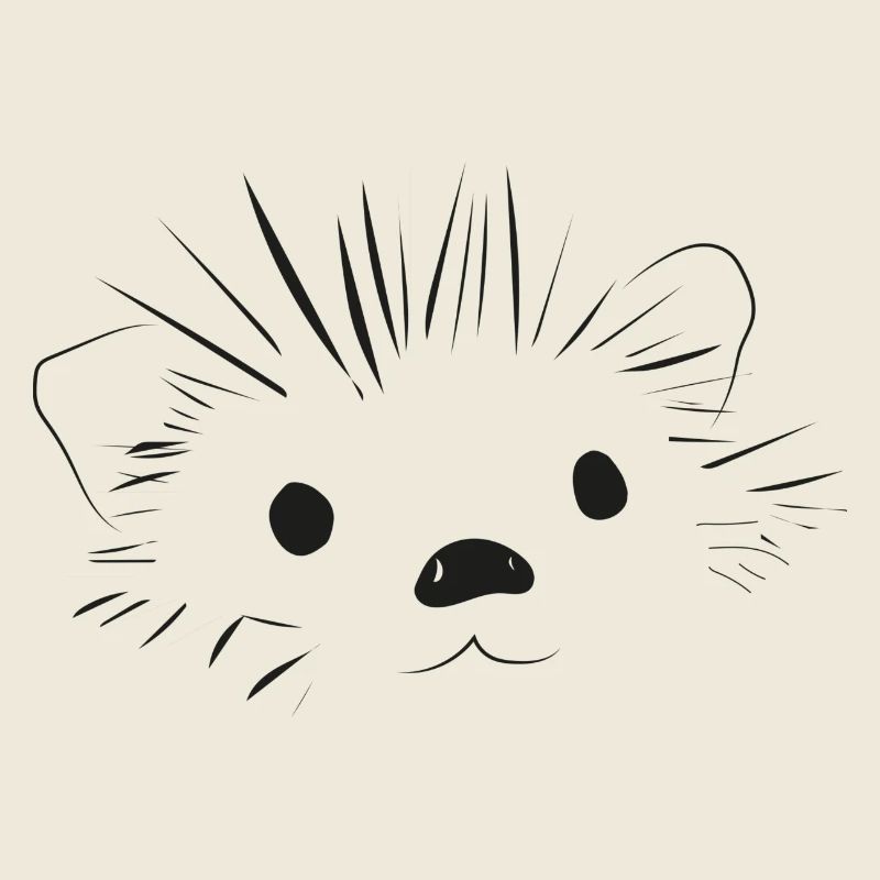 🦔 Mignon hérisson amour doux