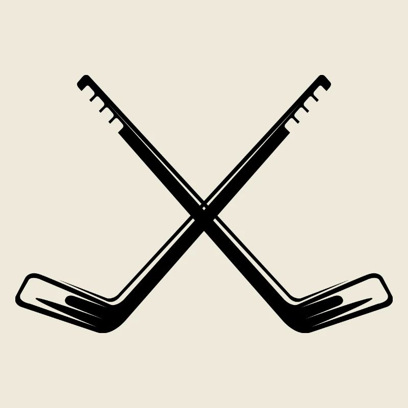 Icône du jeu de hockey sur batte Game