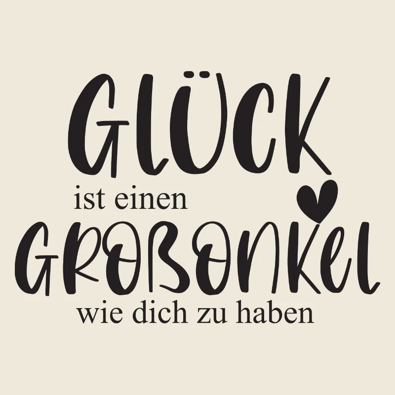 Großonkel Glück Onkel Geschenk Geburtstag Danke