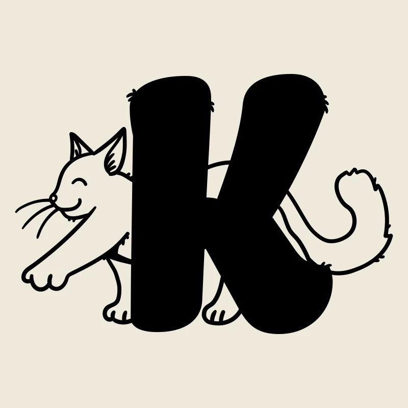 Katze Buchstabe K