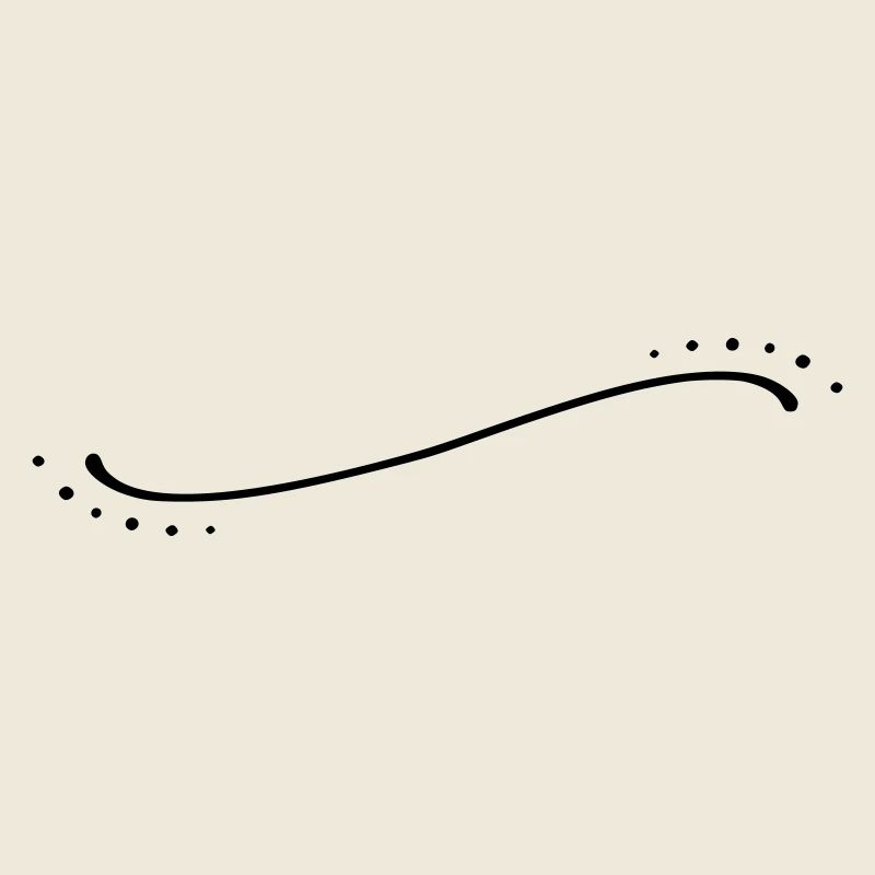Curved Dots Line