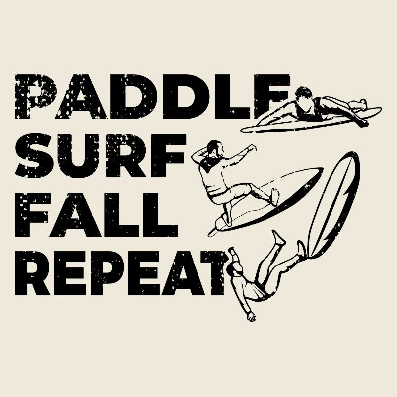 Funny surfer