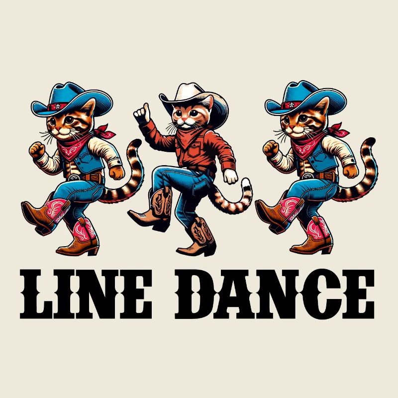 Funny Cats Dancing Line Dance