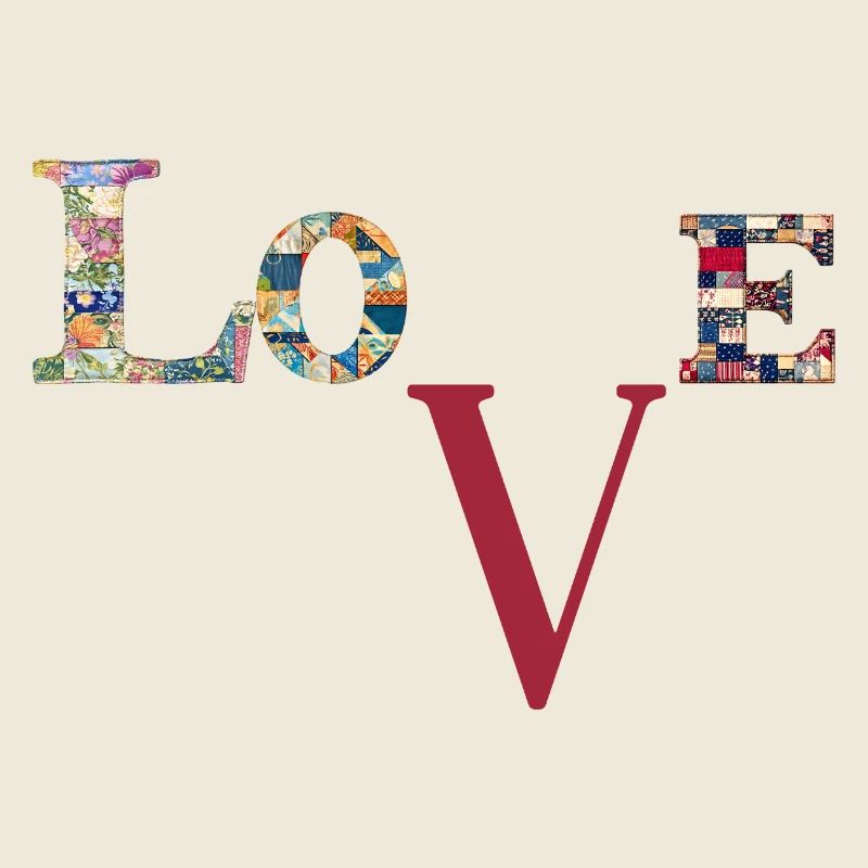 J’adore la typographie patchwork