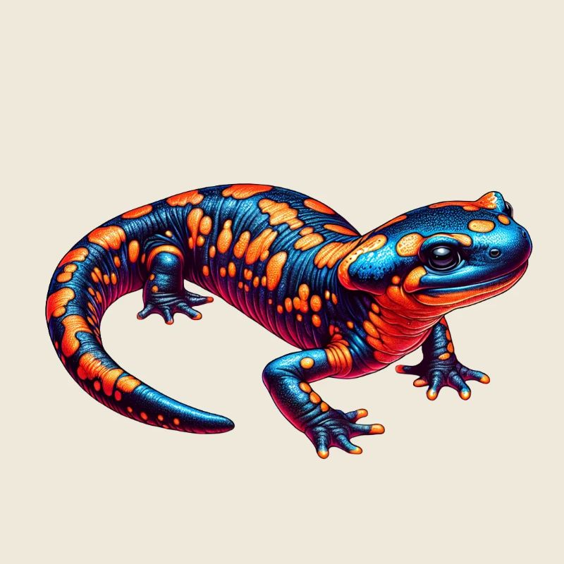 Neon Salamander Kaleidoscope