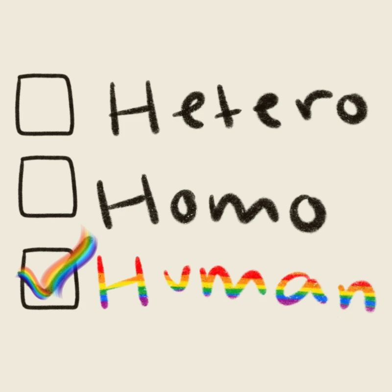 Rainbow Human Checkbox