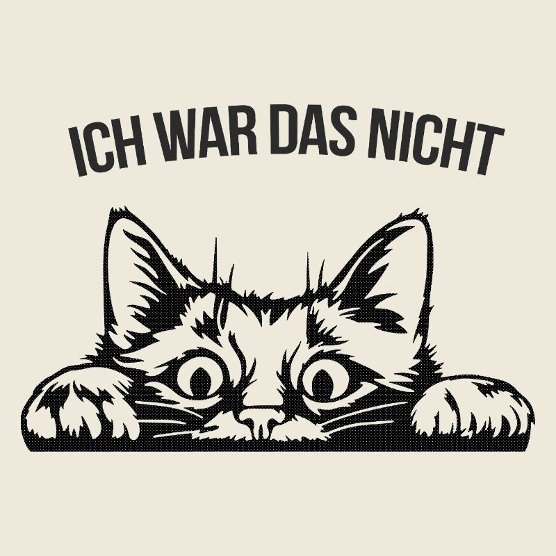 Ich war das nicht – schelmische Katze