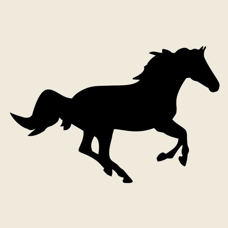 Ein Pferd.