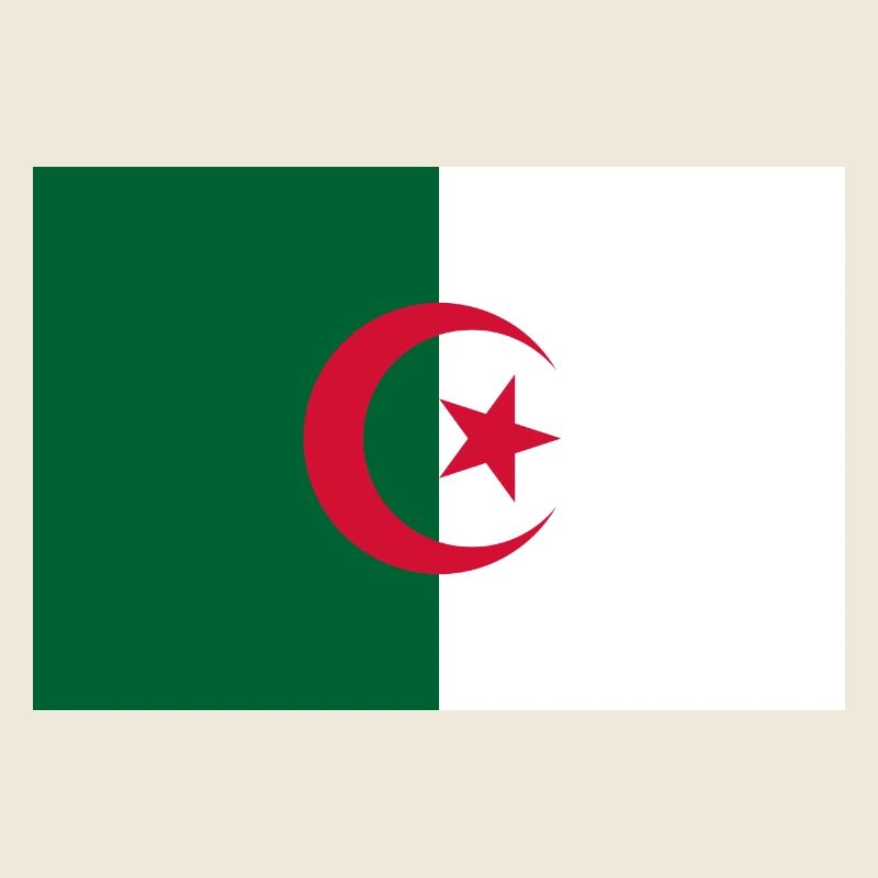 sticker flag of Algeria Aufkleber Algerien adhesive
