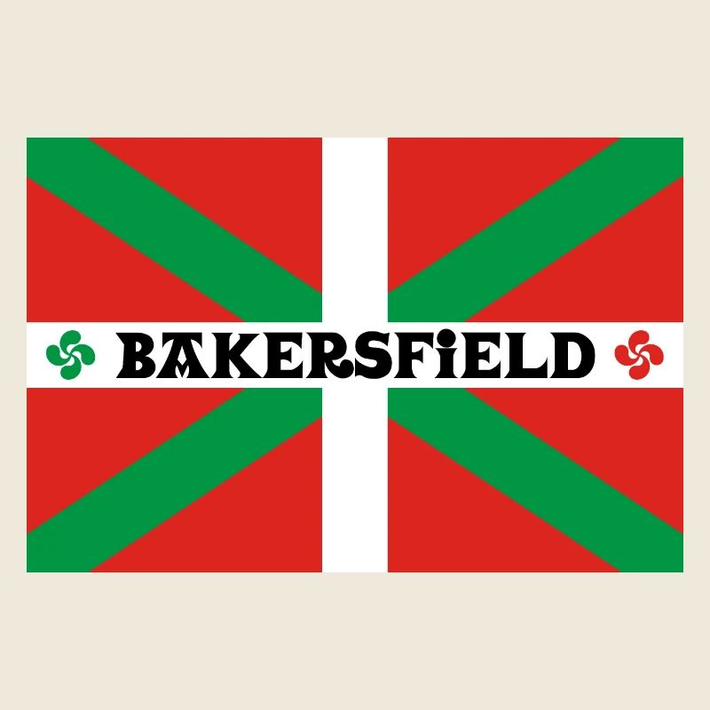 Bakersfield ikurriña. Basque community. California
