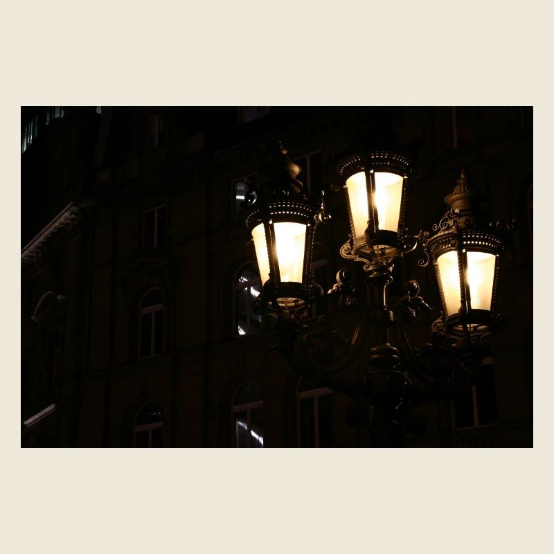 Night Light: Wrought Iron Lanterns