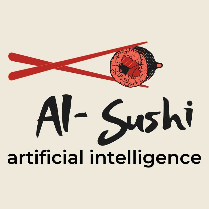 Creative sushi design with a bite