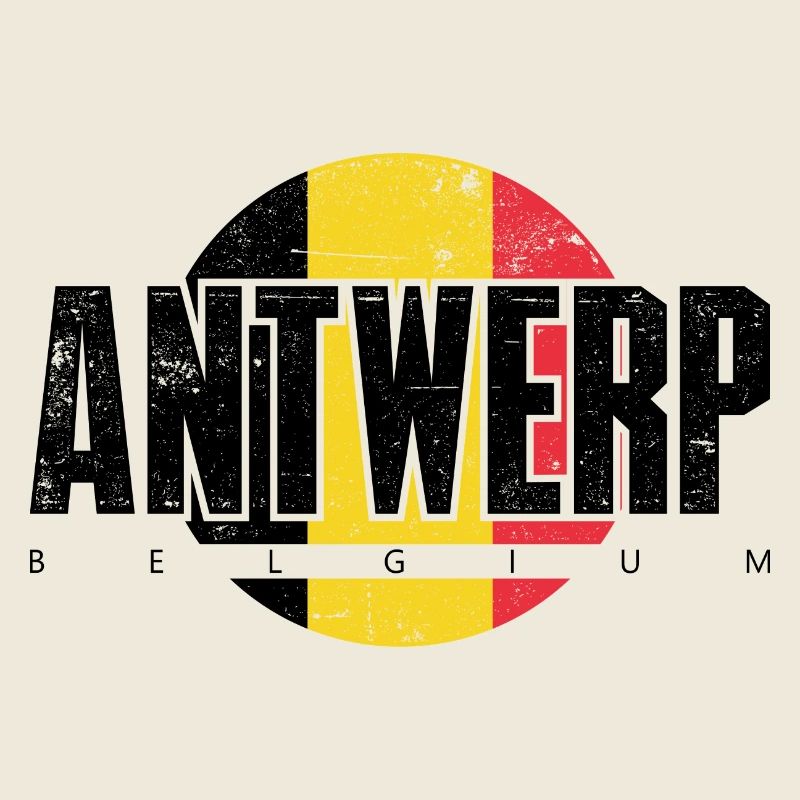 We Emblem Split Gelb Rot