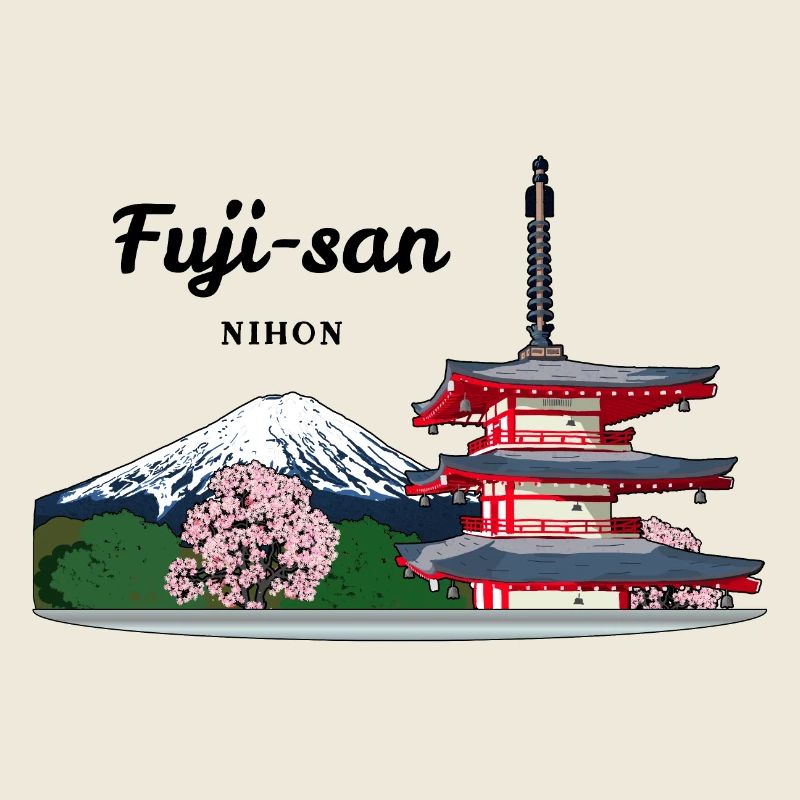 Berg Fuji, Japan, Pagode