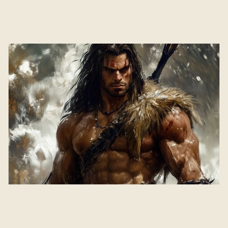 Conan der Cimmerier Illustration Poster