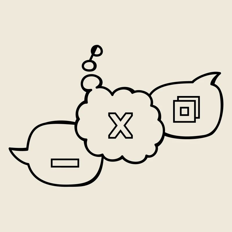 Computer speech bubbles