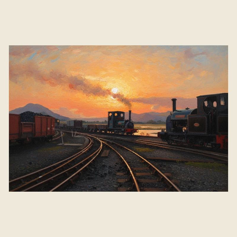 Ffestiniog Coucher de soleil