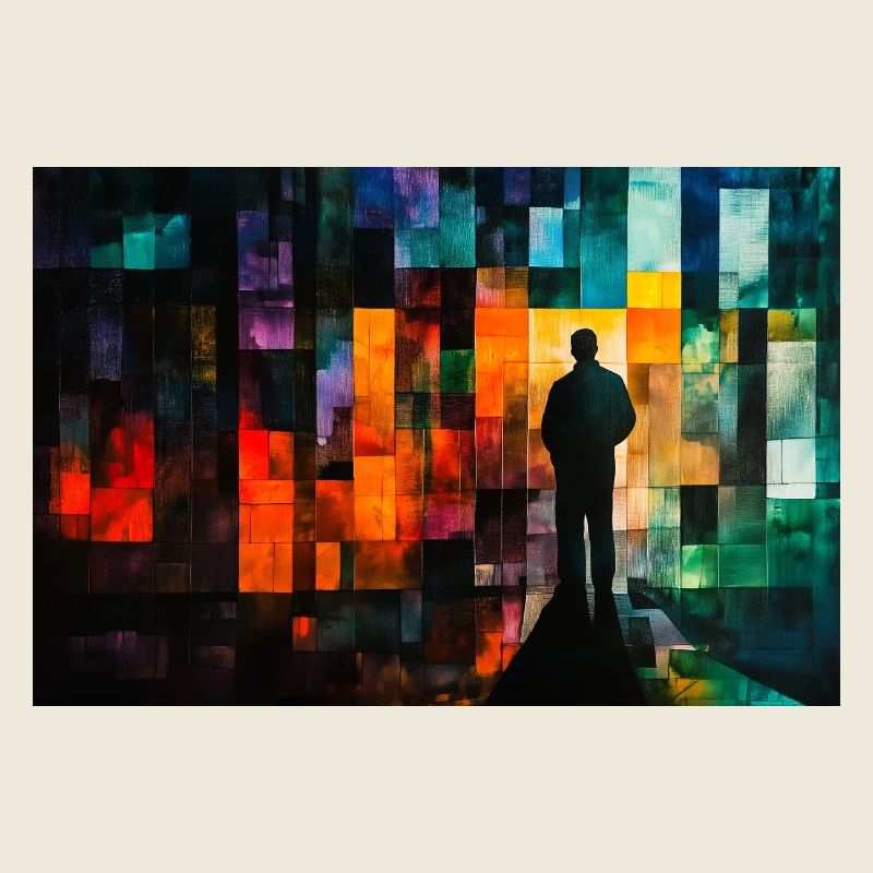 Color Mosaic Shadow Path