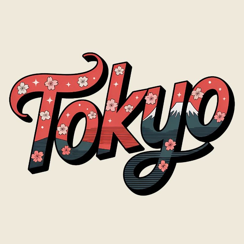 Tokyo - Vintage Japanese Logo