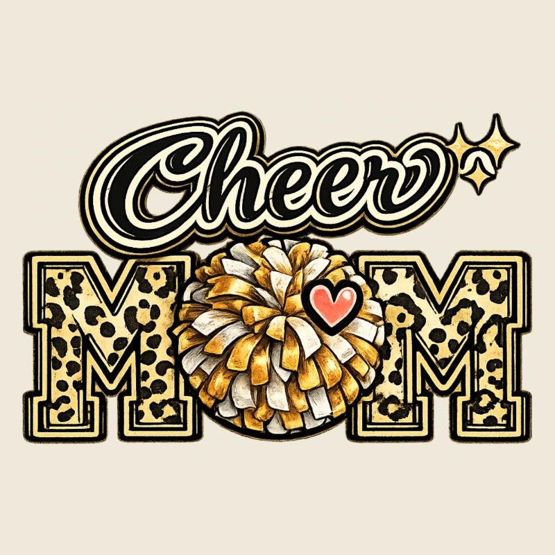 Cheer Mom Leopard Shirt – Muttertagsgeschenk