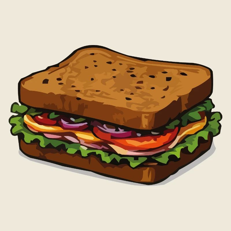 Sandwich illustration