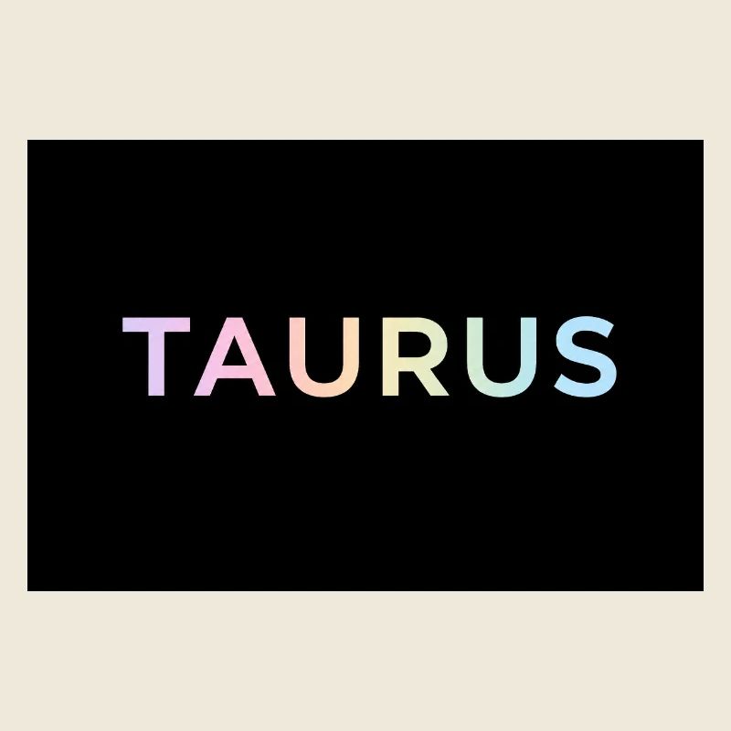 Taurus-Gradiententypografie