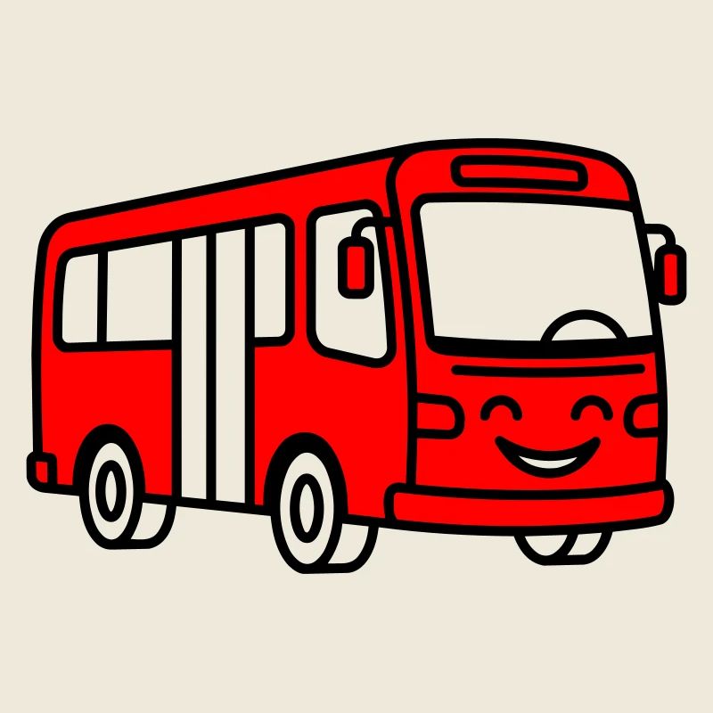 Dessin animé de bus